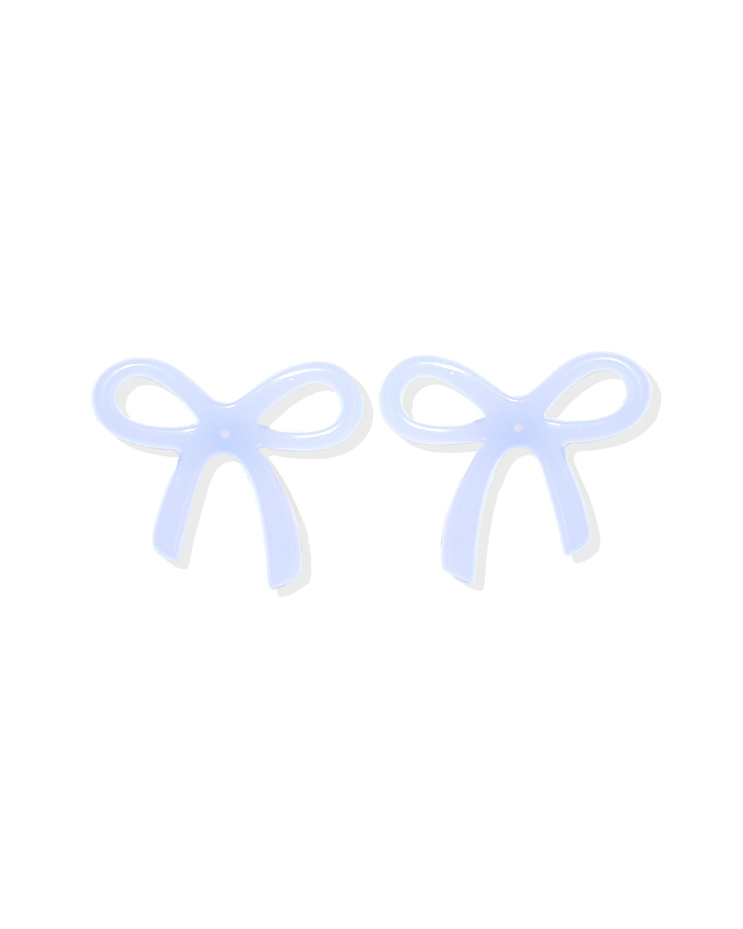 Kylie Bow Earrings - Lavender Haze