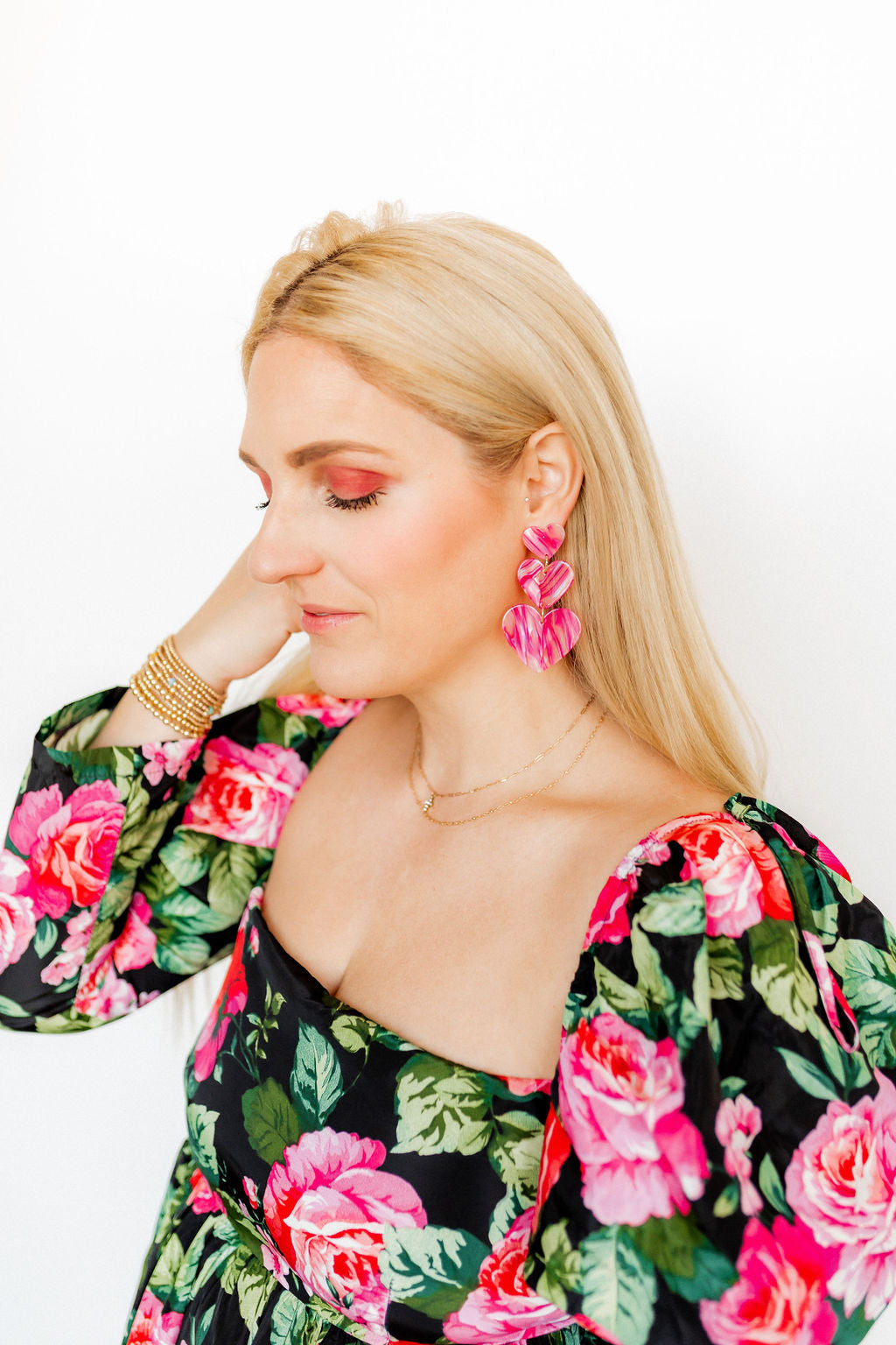 Penny - Love Struck Pink - Earrings