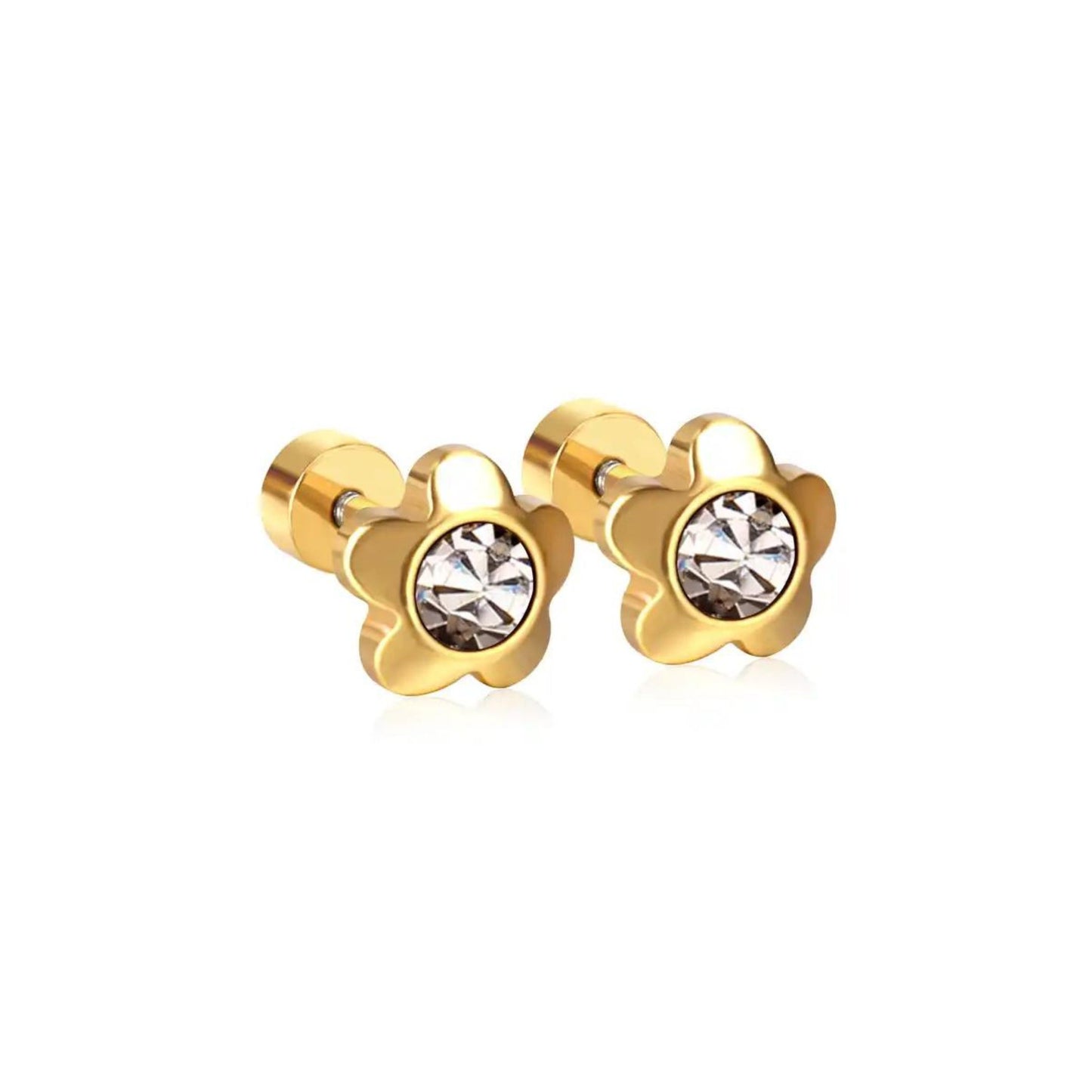 Screwback Stud - Zoey Sparkle