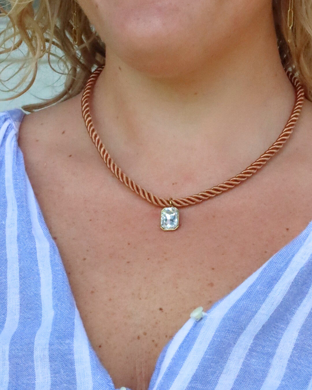 Necklace - Tailyn Rope Copper