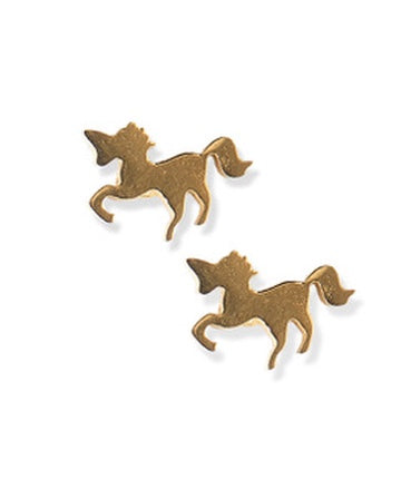 Screwback Stud Earrings - Unicorn