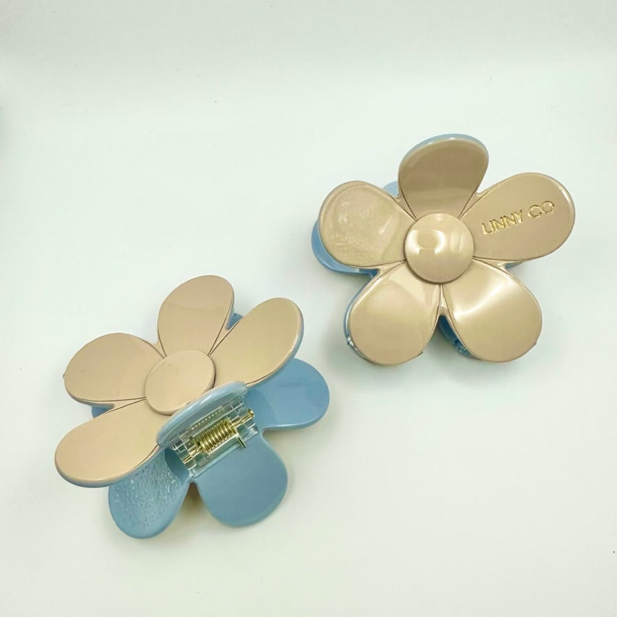 Gigi - Blue/Tan Two-Tone