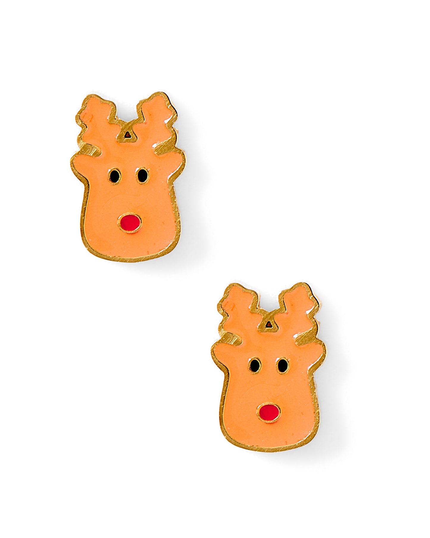 Screwback Stud Earrings - Reindeer
