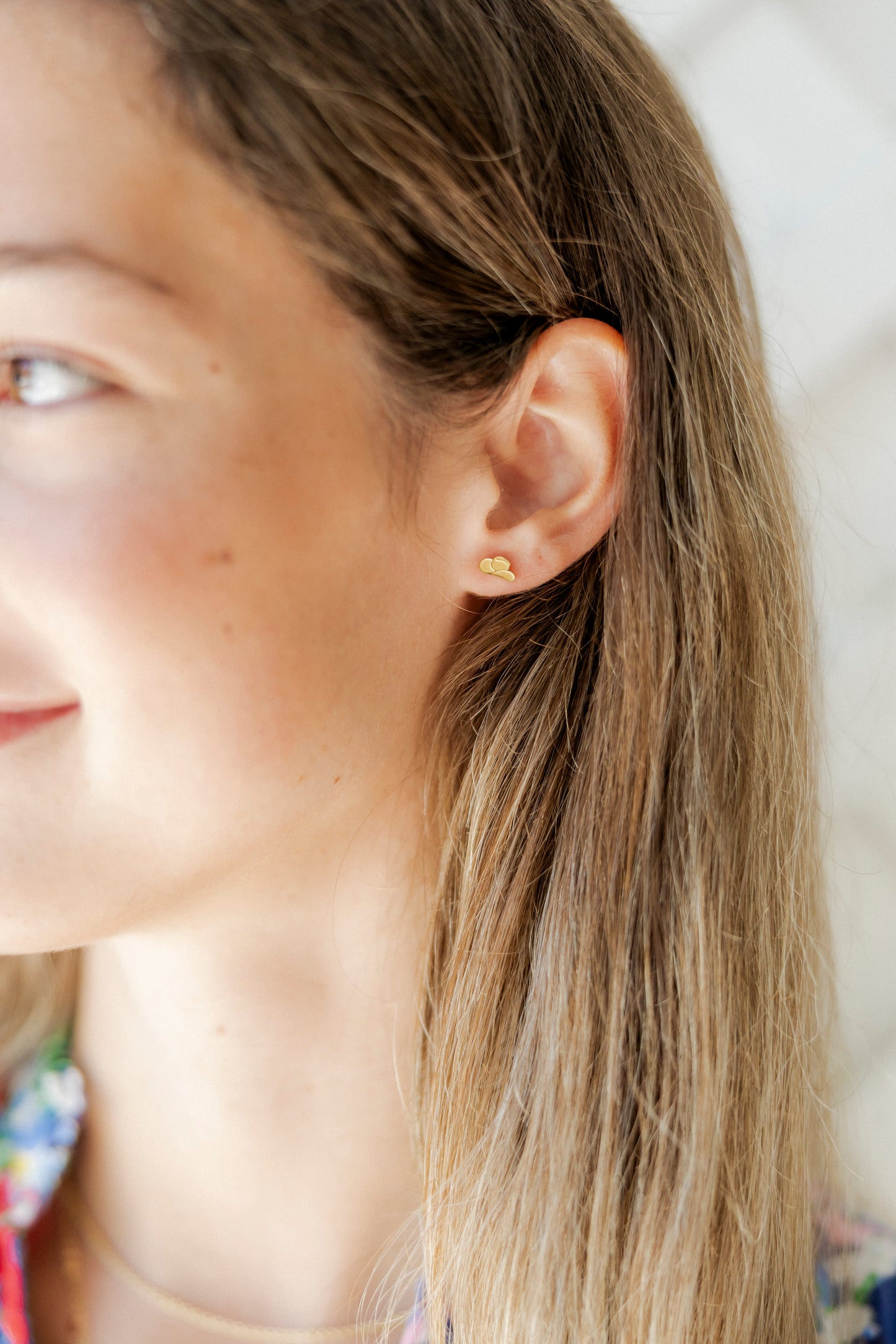Screwback Stud Earrings - Cowgirl Hat