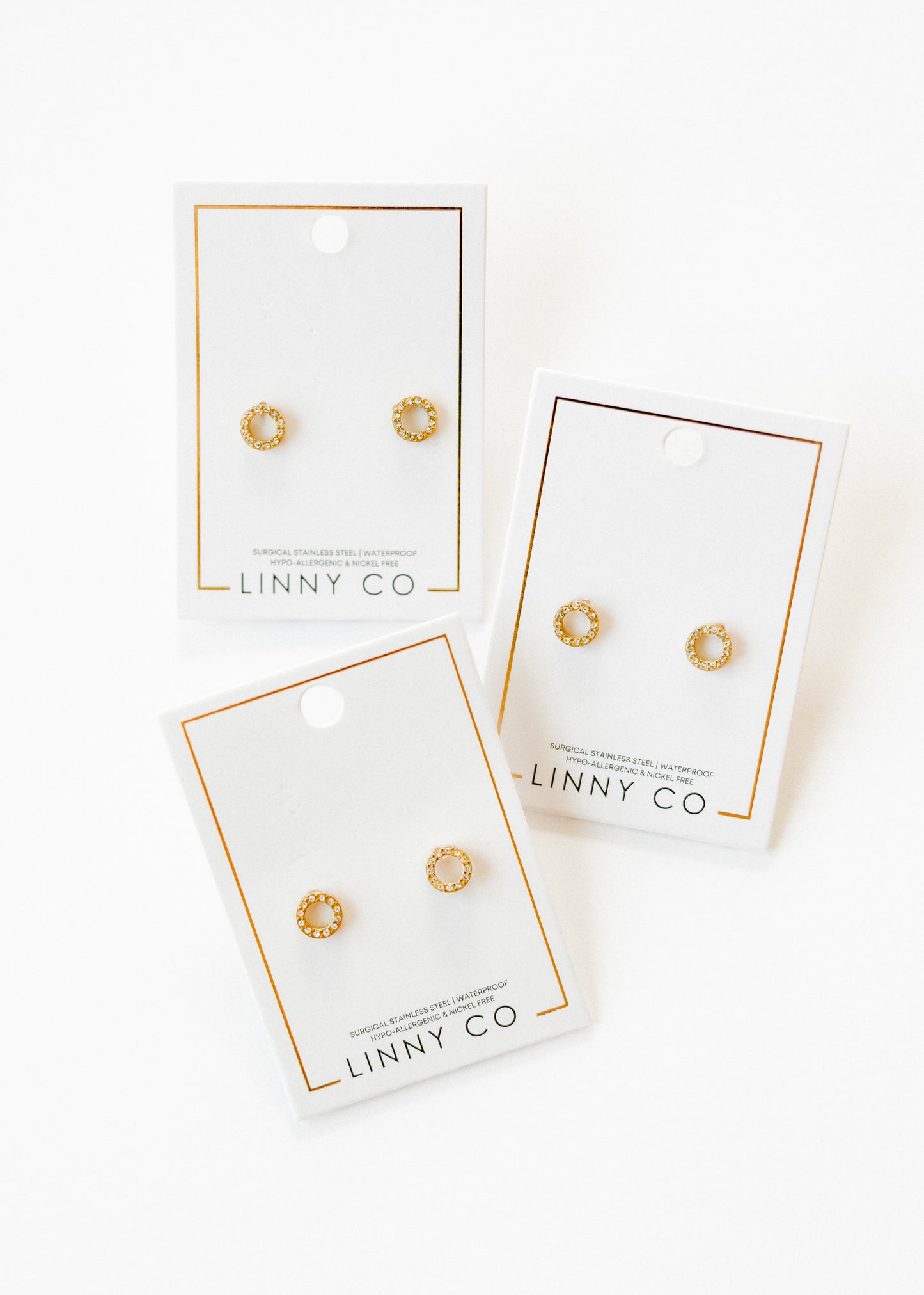Screwback Stud Earrings - Lainey Gold
