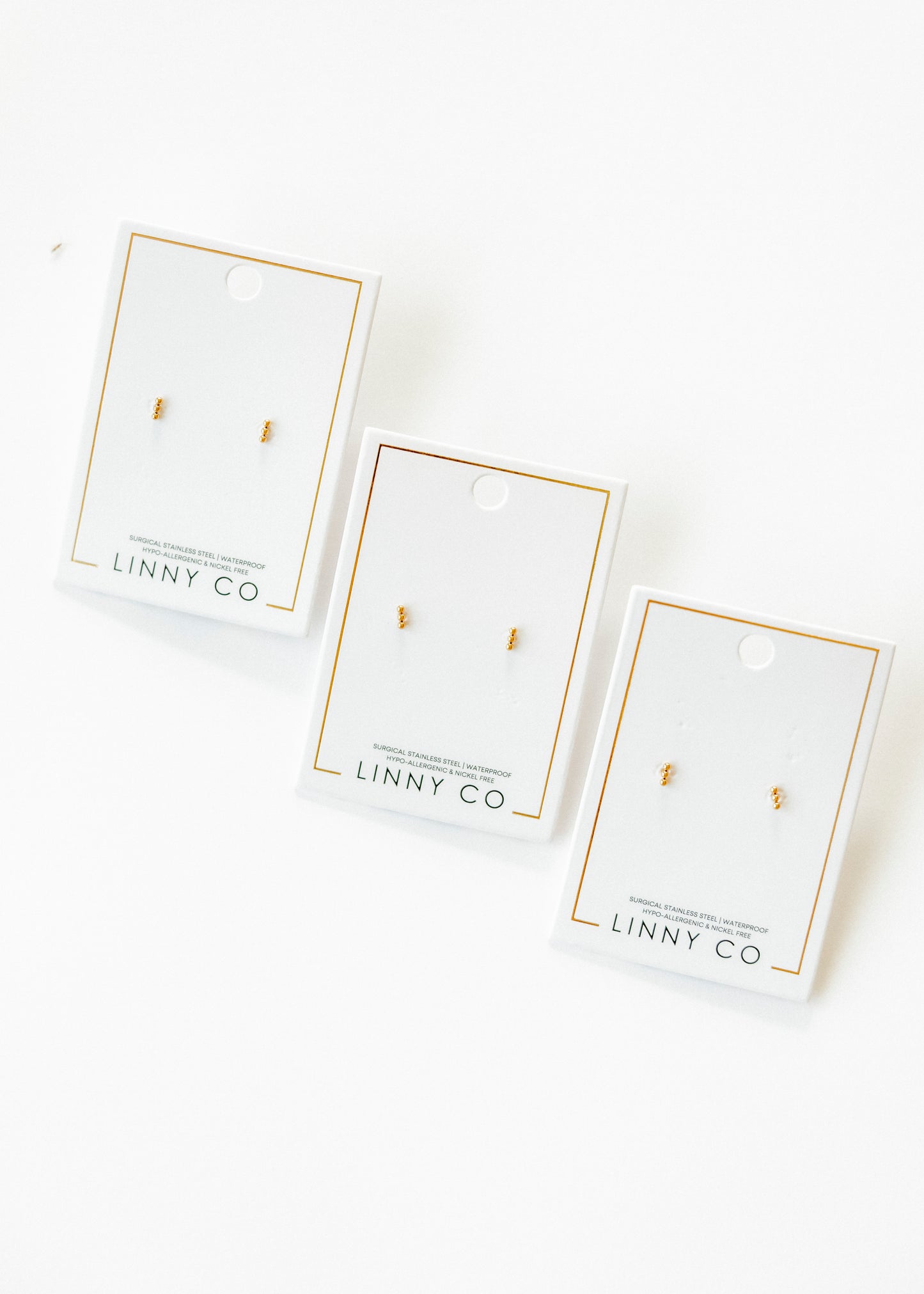 Screwback Stud Earrings - Tally Gold