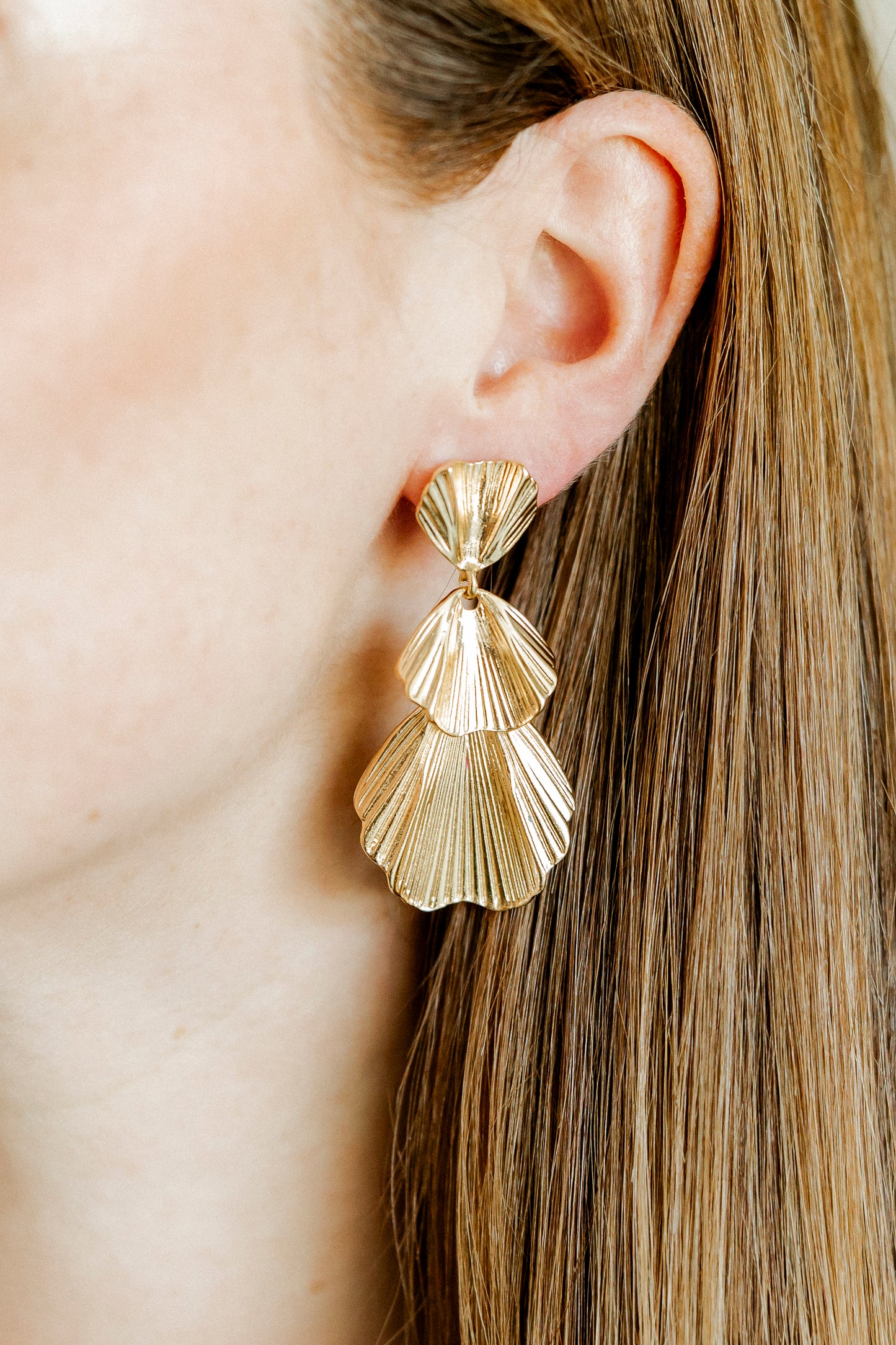 Wynn Statement Earrings Gold