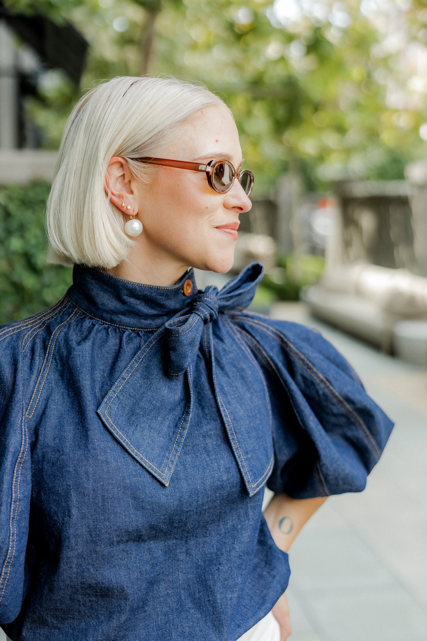 Mary Pearl Statement Earrings