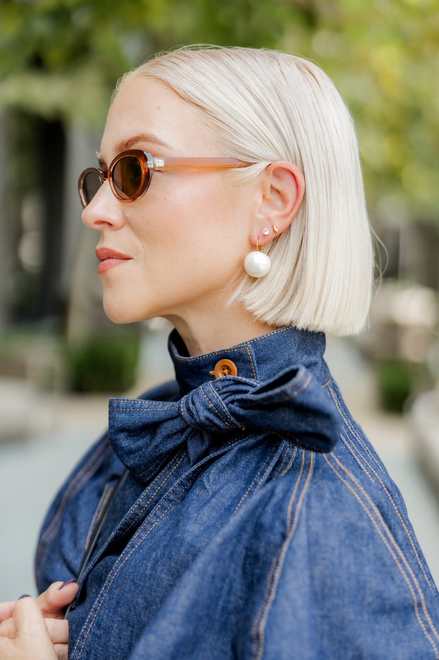 Mary Pearl Statement Earrings