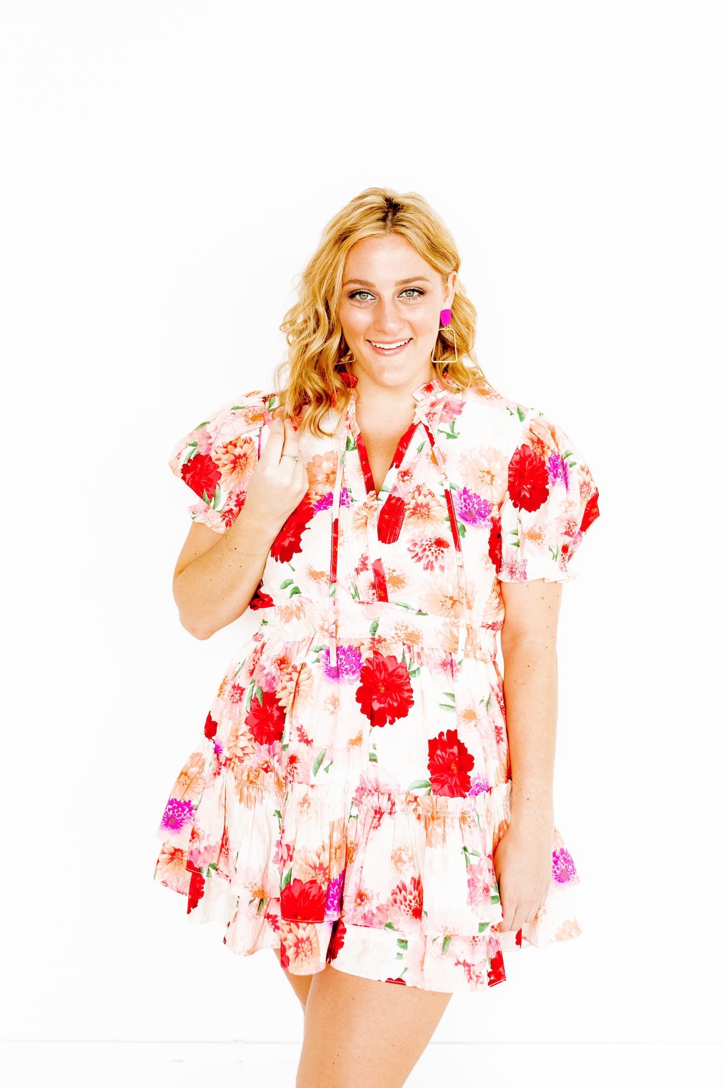 Kaelyn - Magenta - Earrings