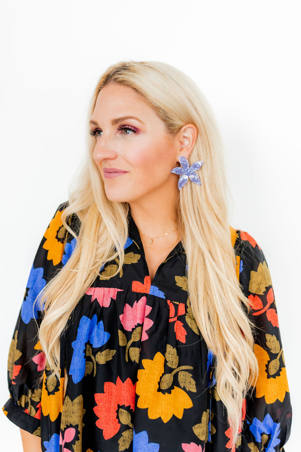 Annie - Periwinkle - Earrings