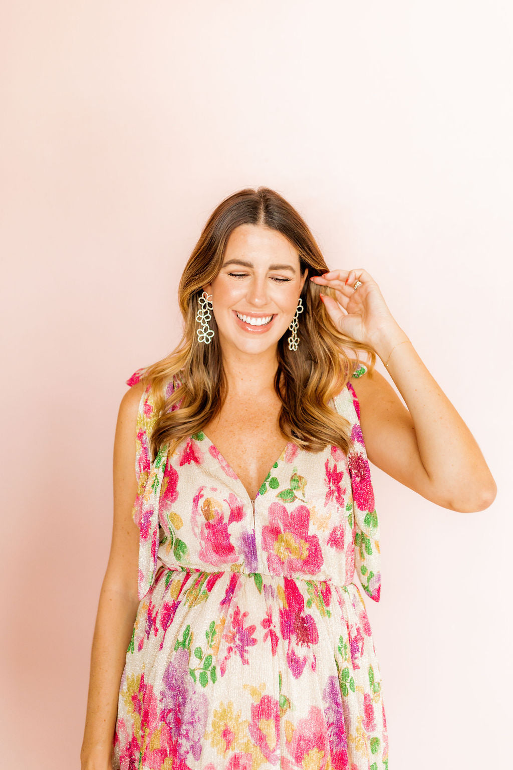 Reagan - Clear - Earrings
