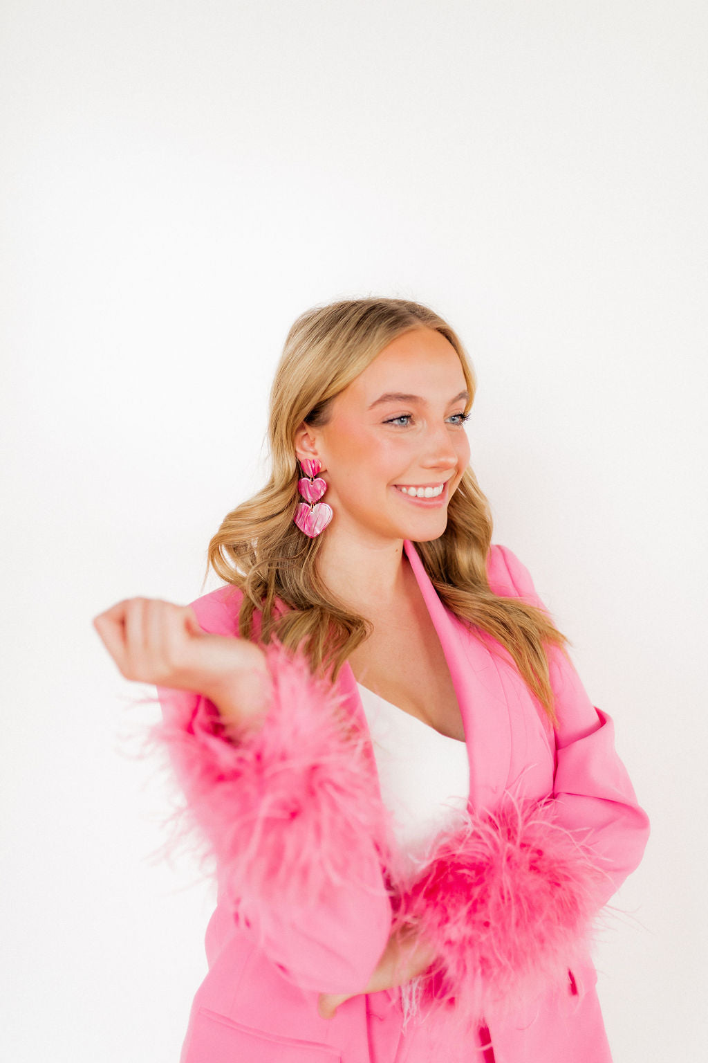 Penny - Love Struck Pink - Earrings