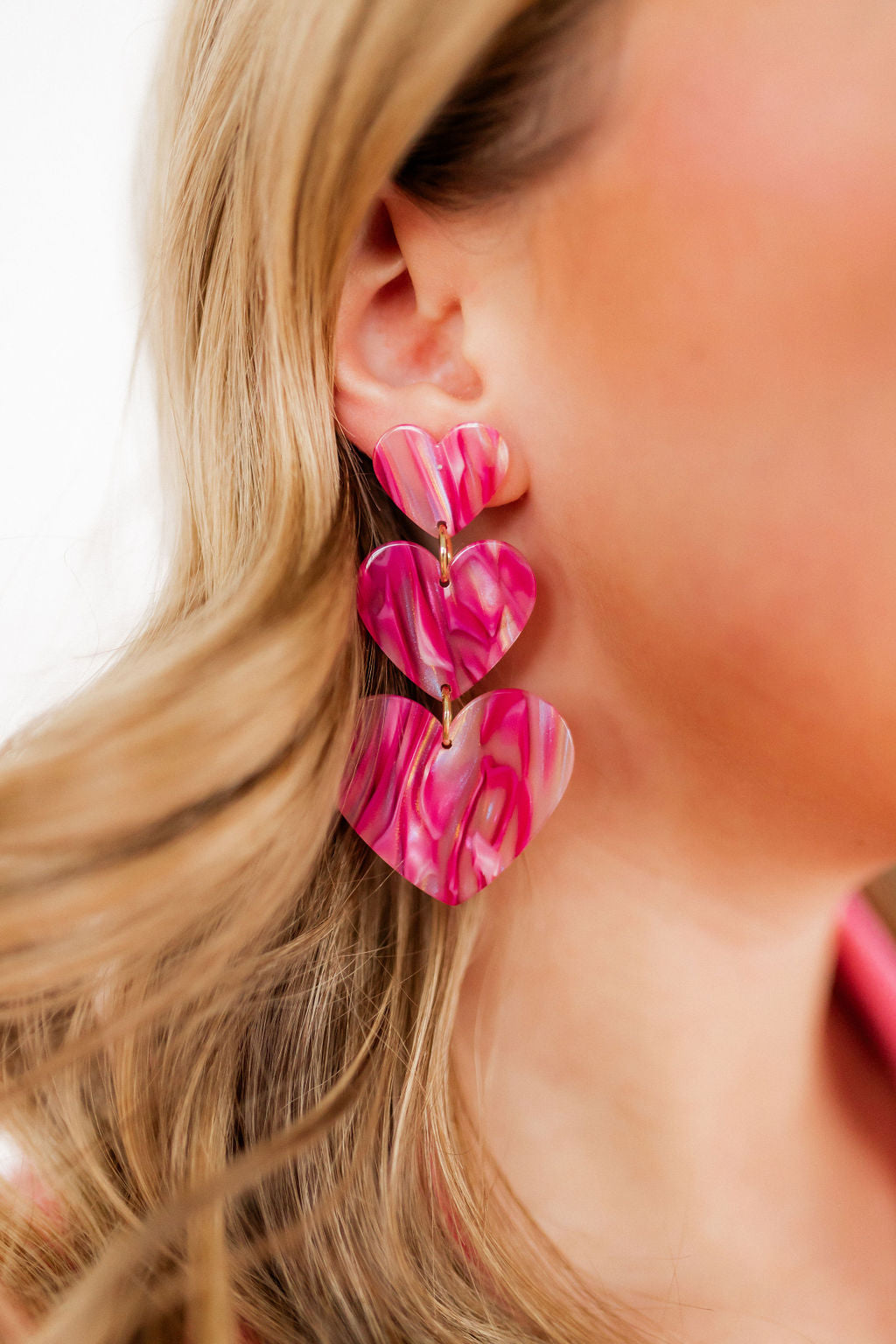 Penny - Love Struck Pink - Earrings