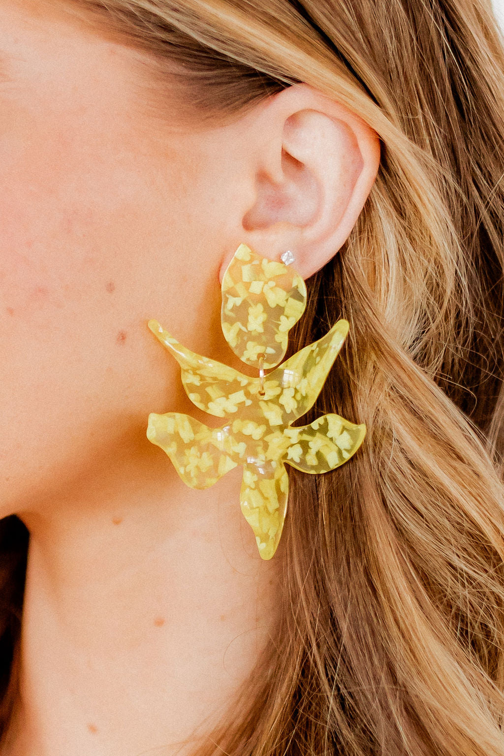 Flora Statement Earrings - Sunshine