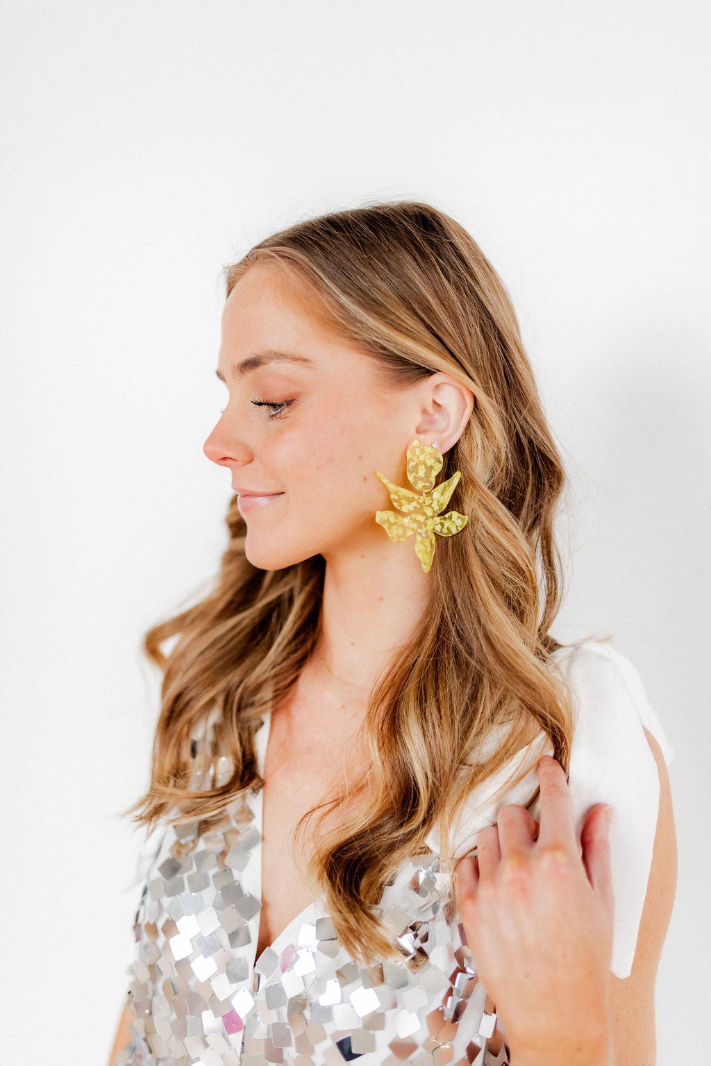 Flora Statement Earrings - Sunshine