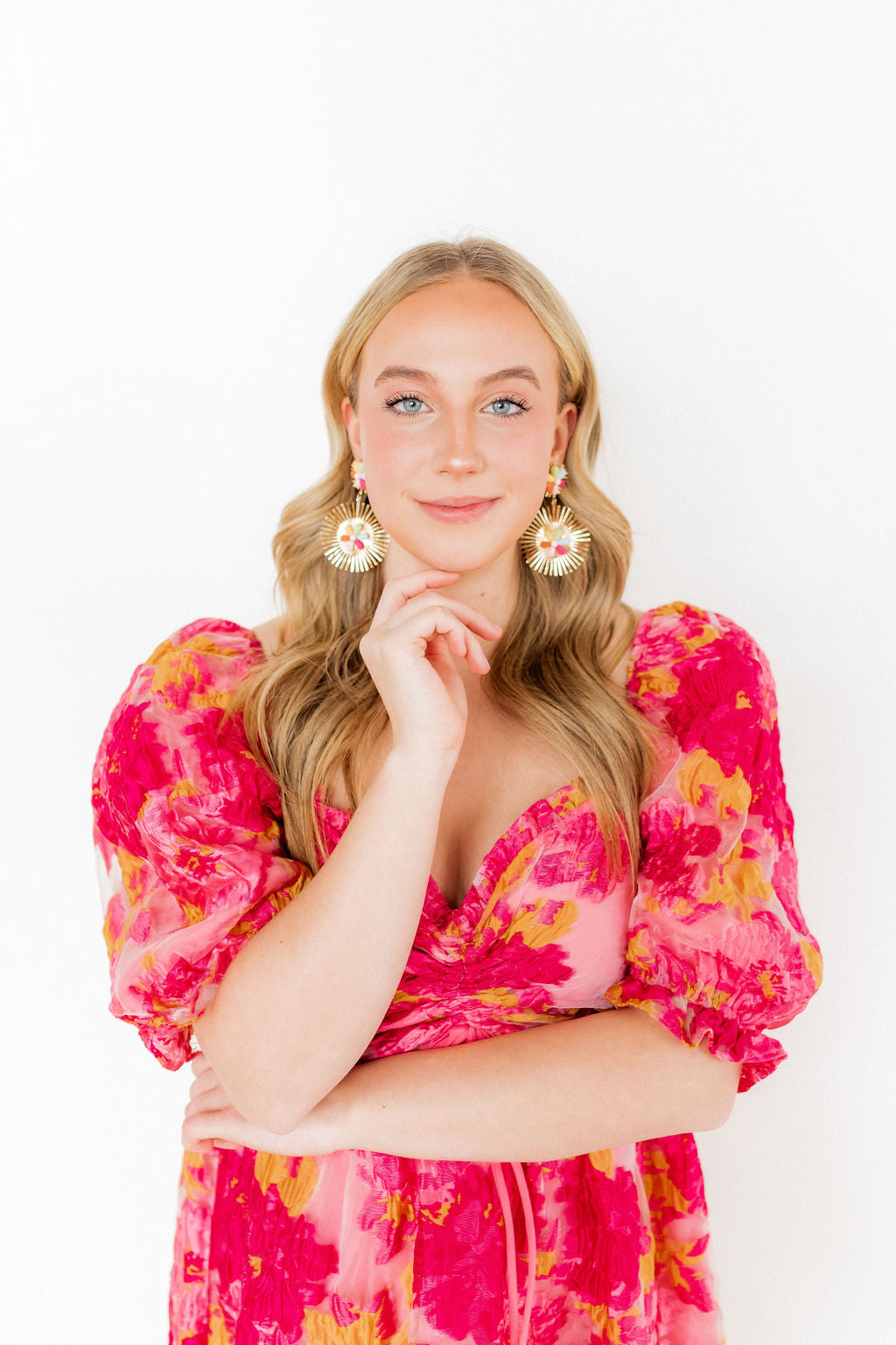 Fiona Statement Earrings - Multi