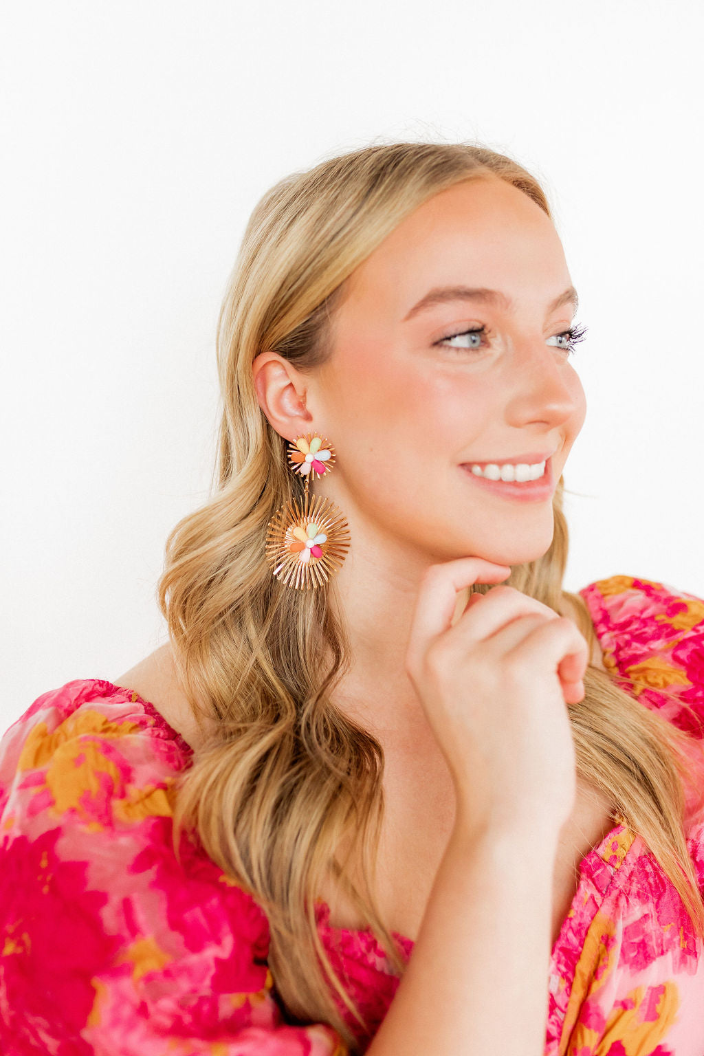 Fiona Statement Earrings - Multi