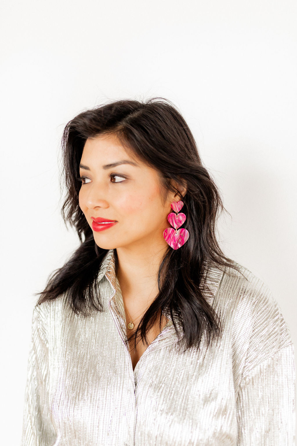Penny - Love Struck Pink - Earrings