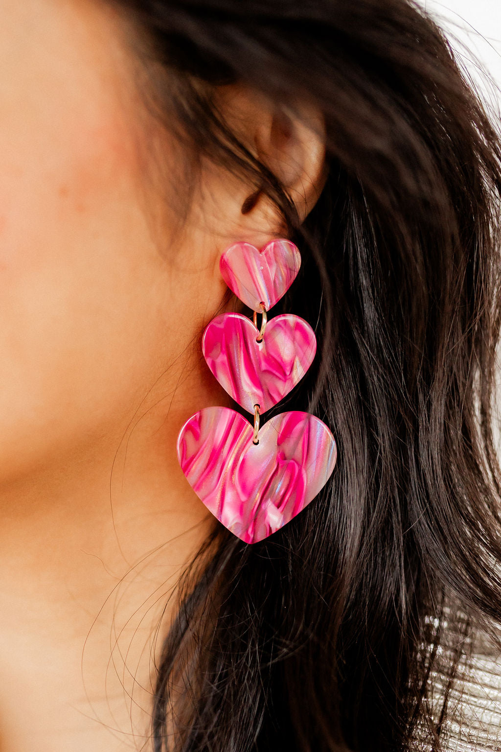 Penny - Love Struck Pink - Earrings