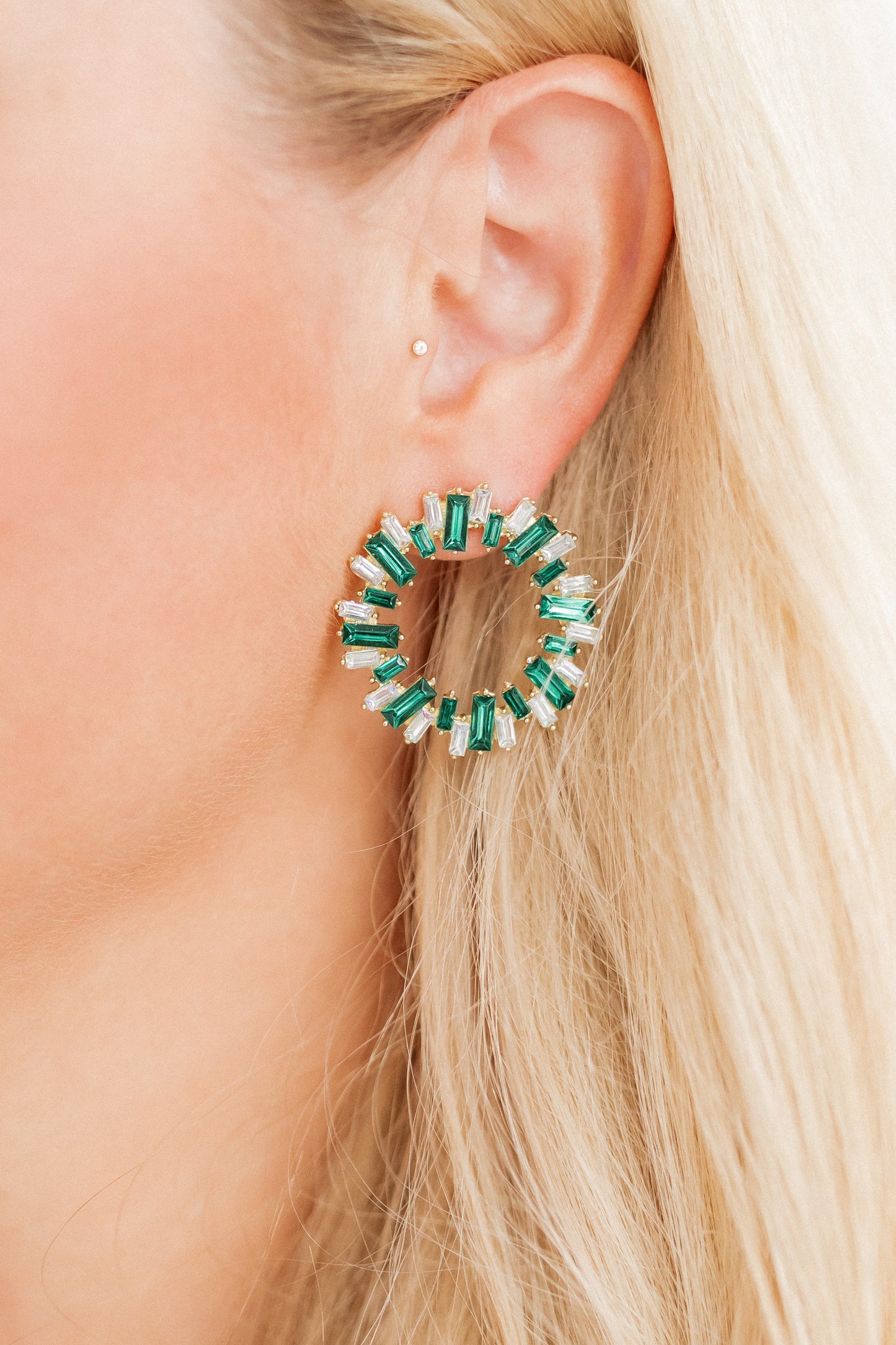Whitney - Green - Earrings