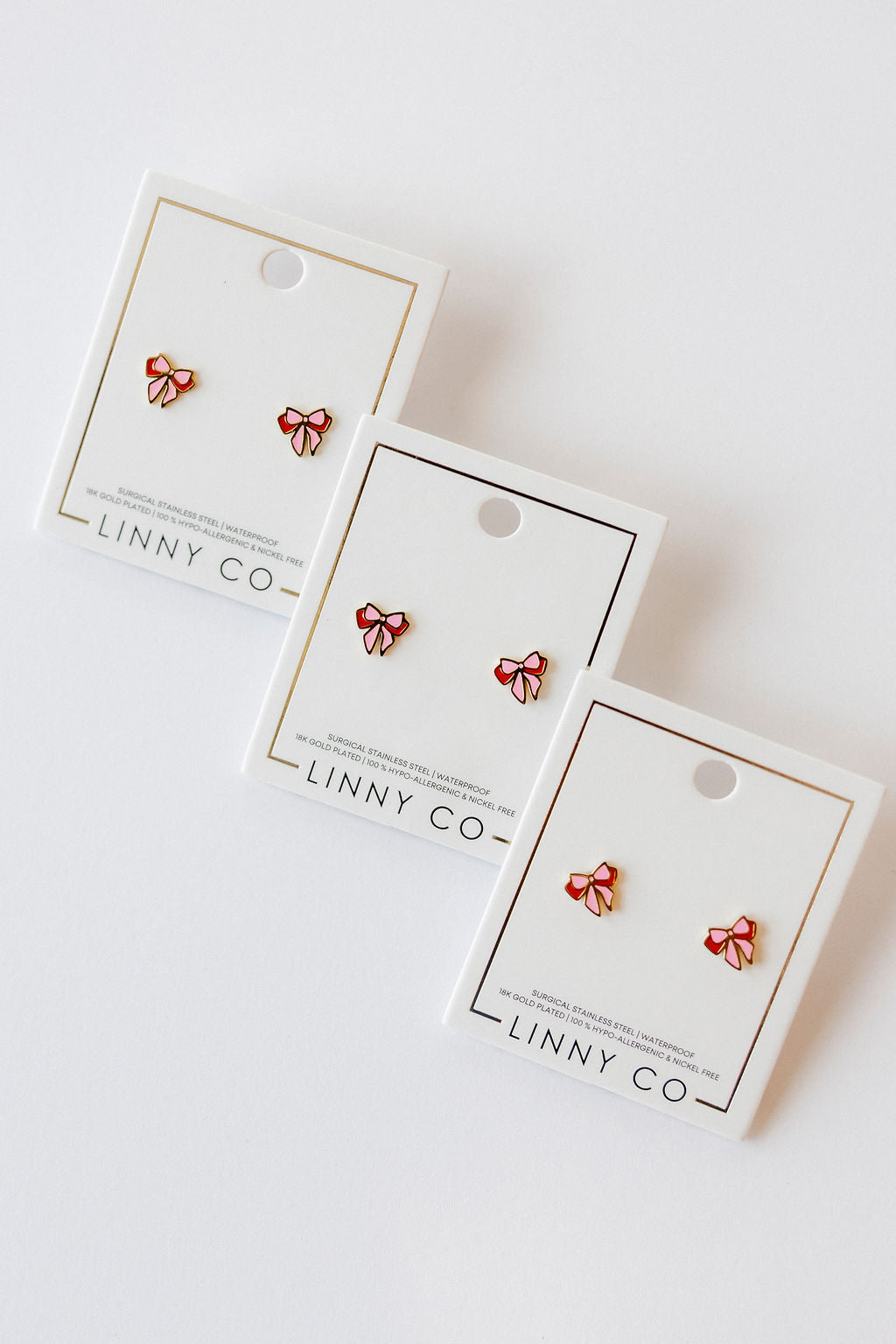 Screwback Stud Earrings - Collins Bow