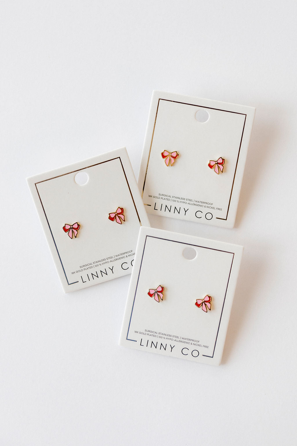 Screwback Stud Earrings - Collins Bow