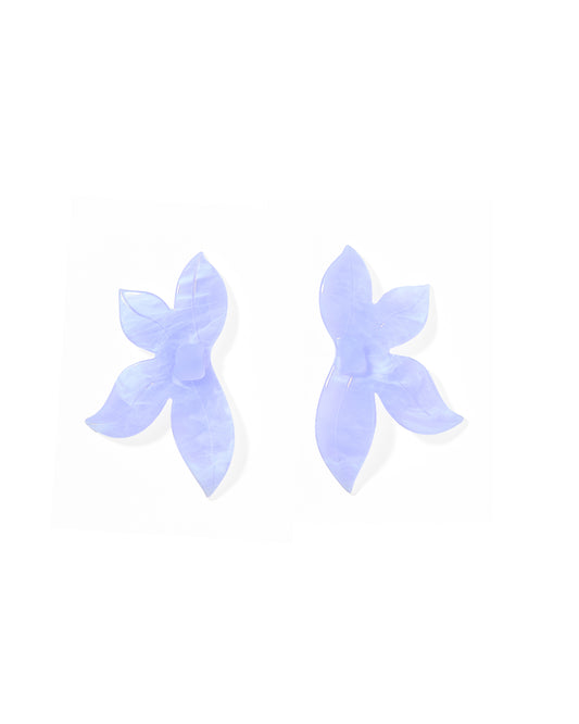 Fern Statement Earrings - Lavender Haze