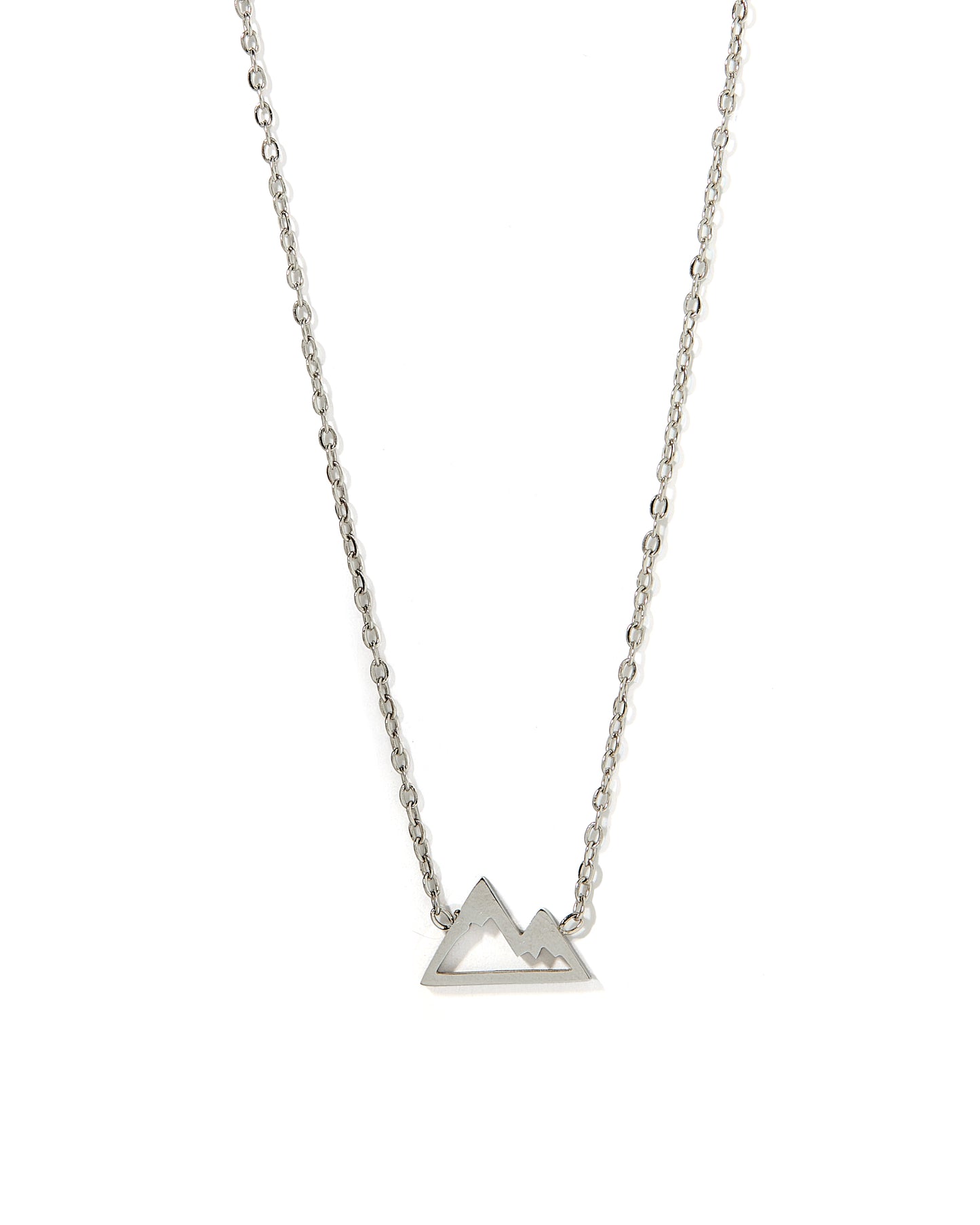 Necklace - Mountain - Silver