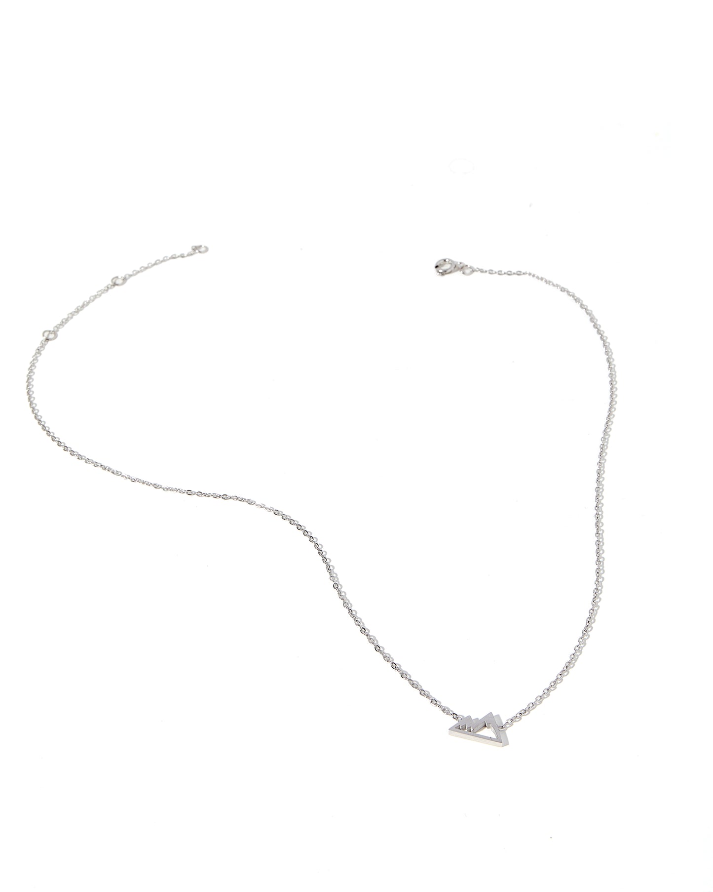 Necklace - Mountain - Silver