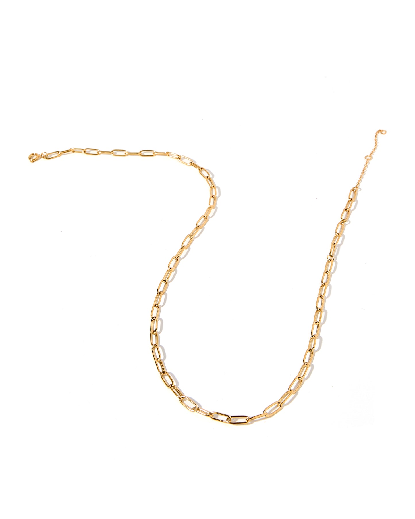 Necklace - Palmer Paperclip - Gold