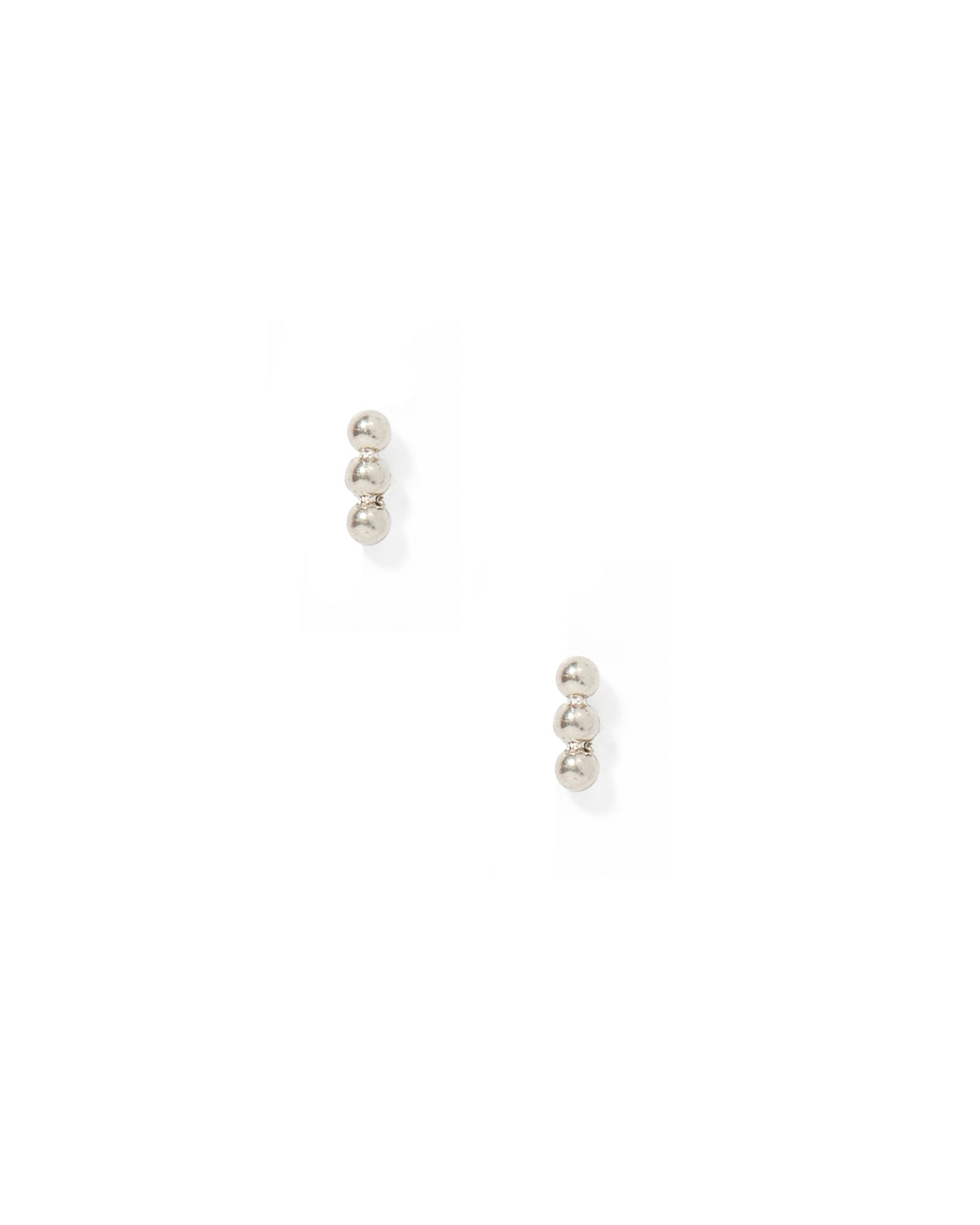 Screwback Stud Earrings - Tally Silver