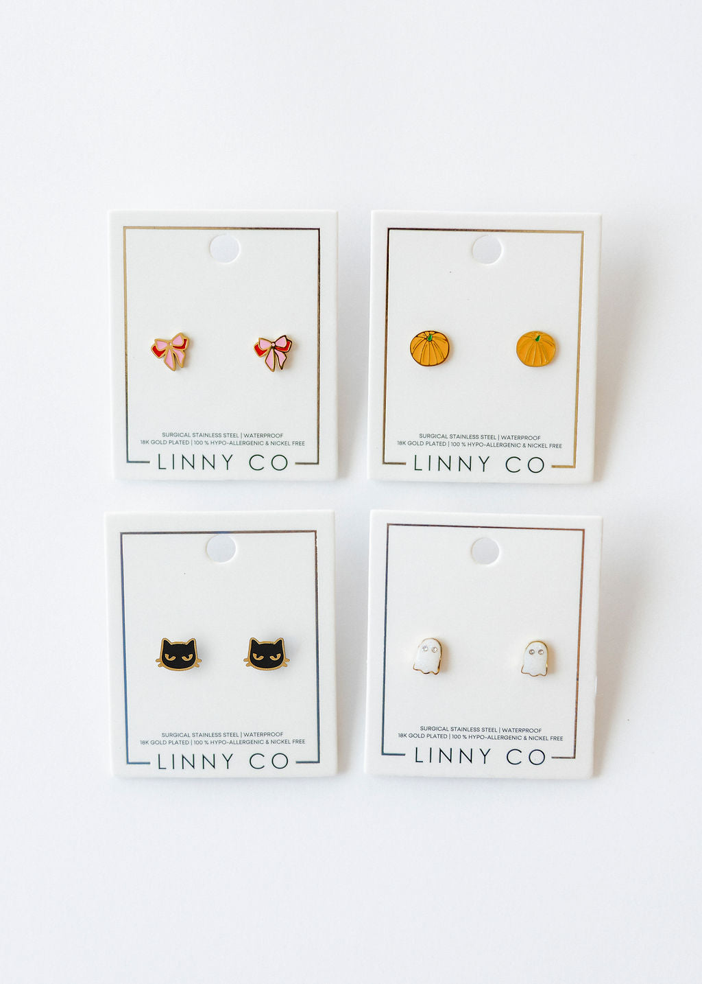 Screwback Stud Earrings - Knox Pumpkin