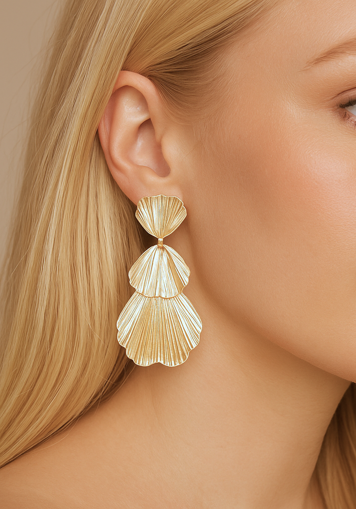 Wynn Statement Earrings Gold