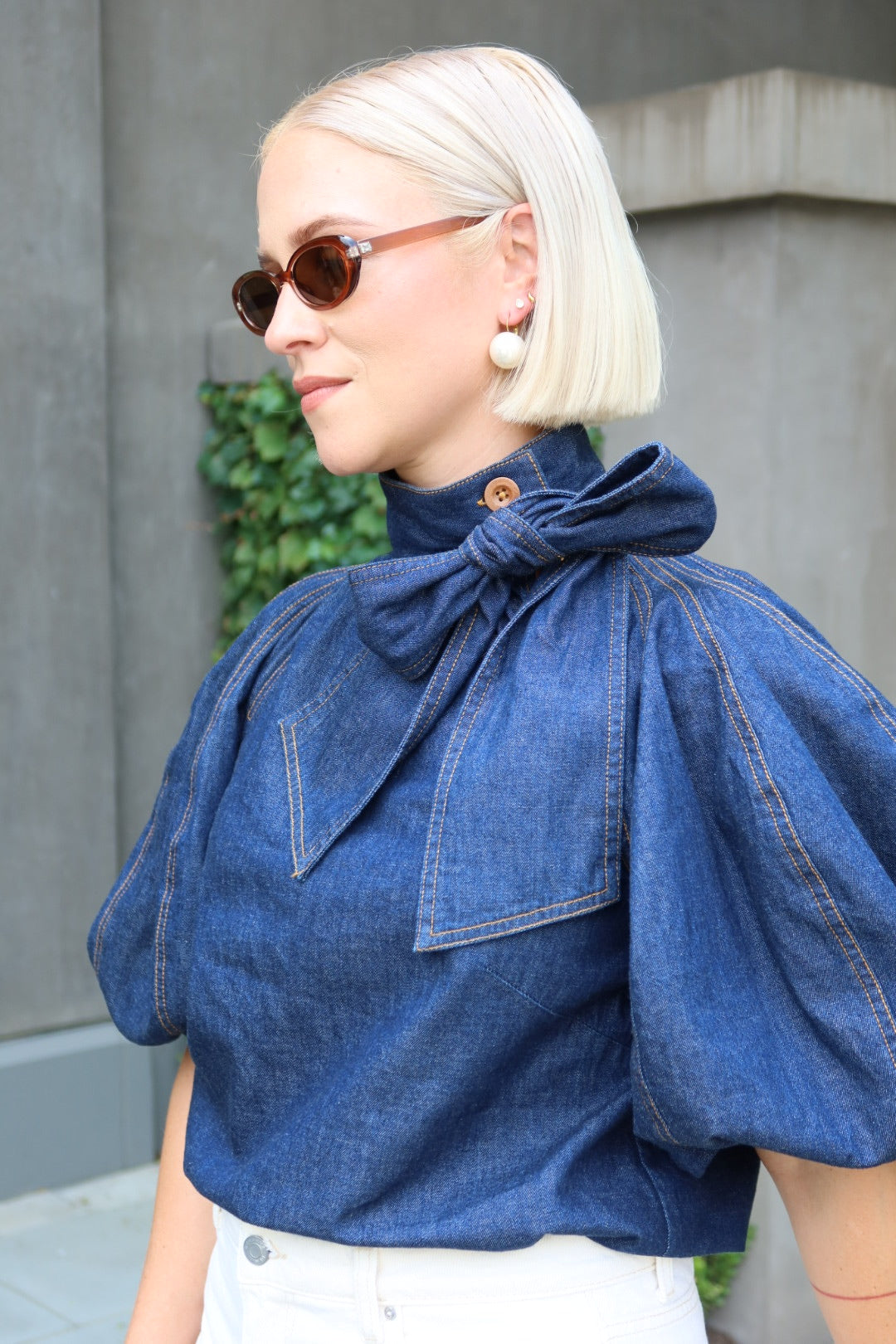 Mary Pearl Statement Earrings