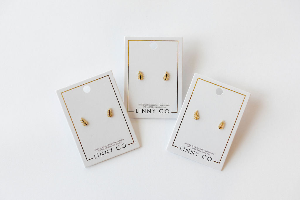 Screwback Stud Earrings - Sylvie