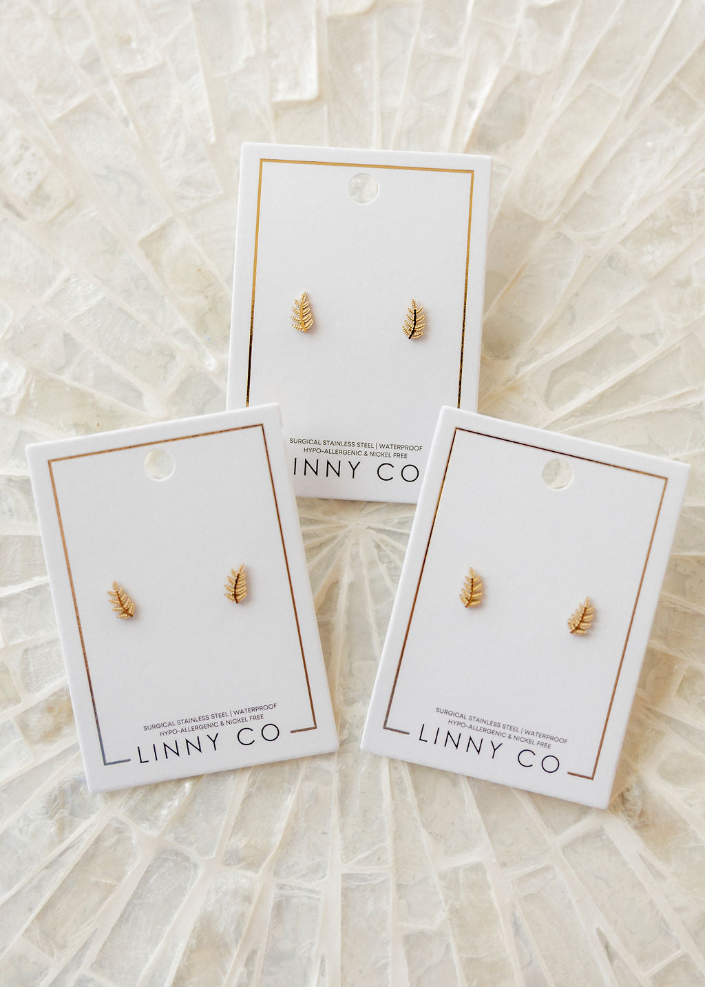Screwback Stud Earrings - Sylvie