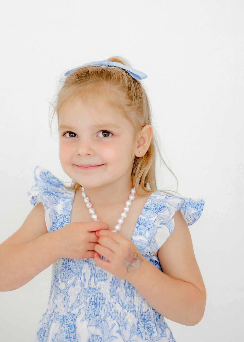 Necklace - Maris Pearl Pink