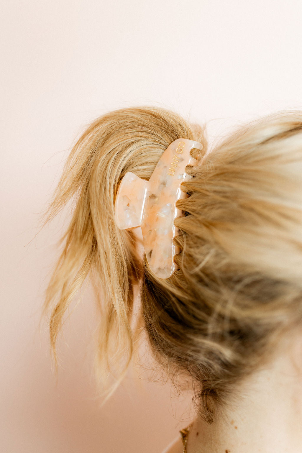 Hair Clip - Mimi Pearlized Peach