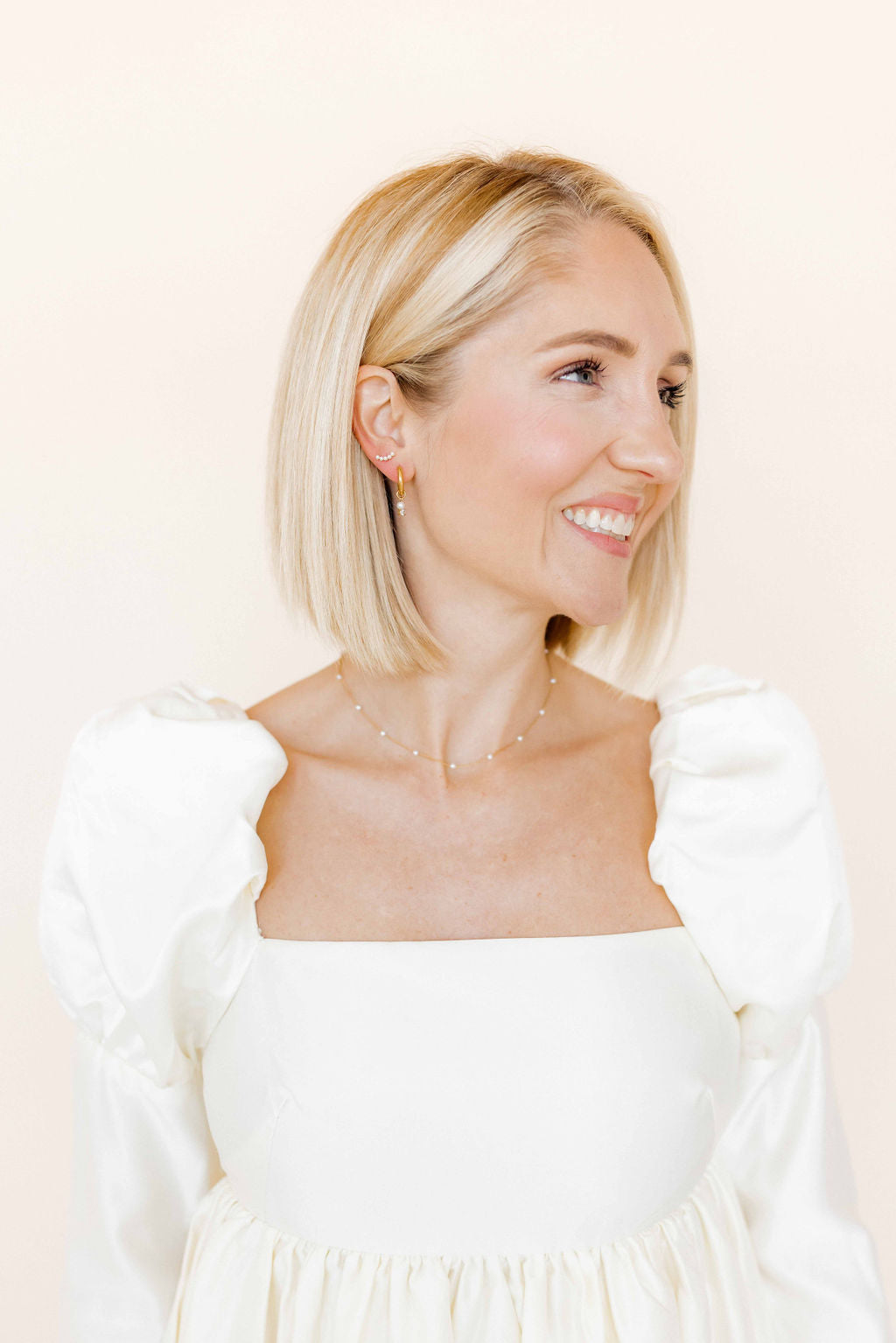 Screwback Stud Earrings - Abigail Pearl