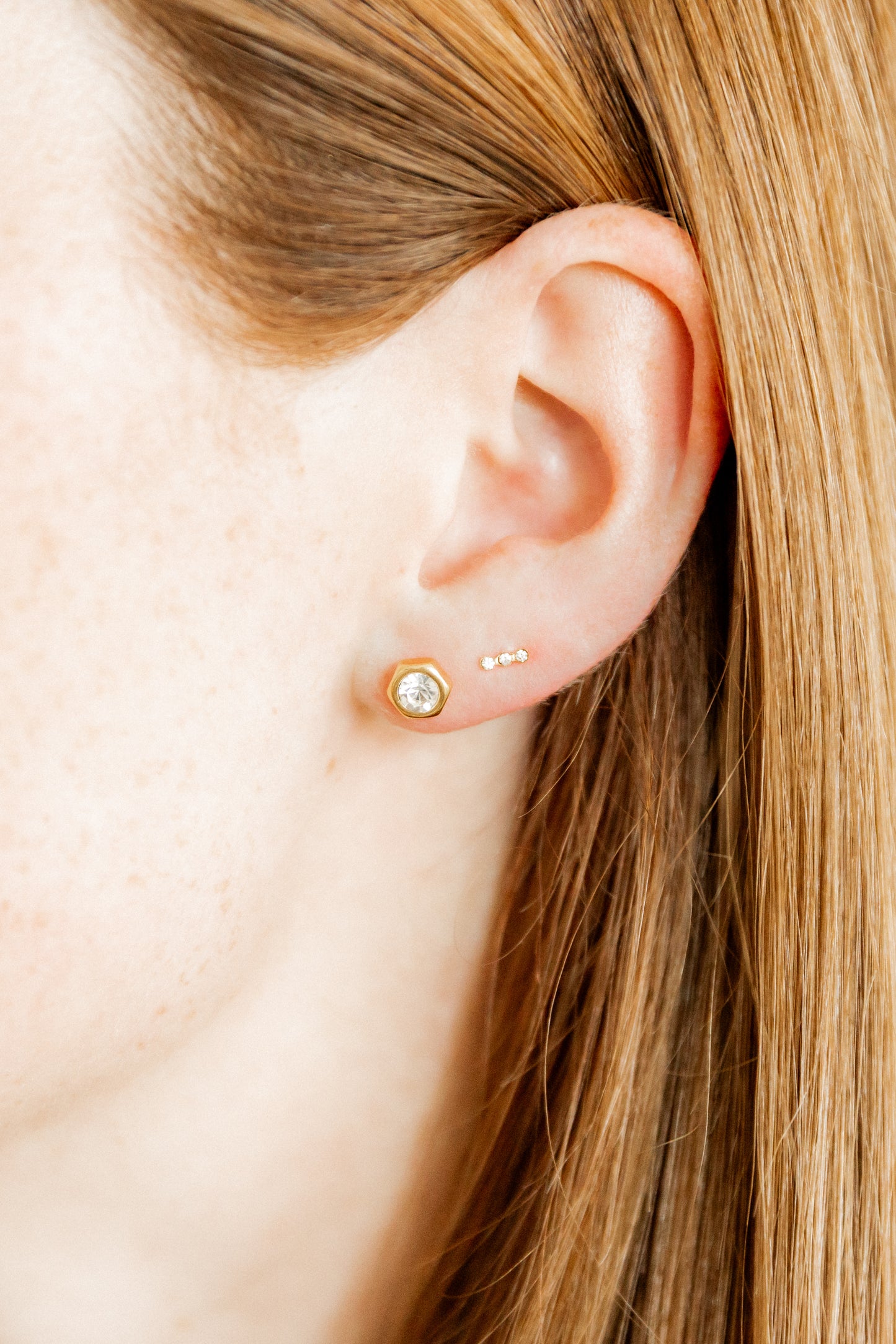Screwback Stud Earrings - Hazel