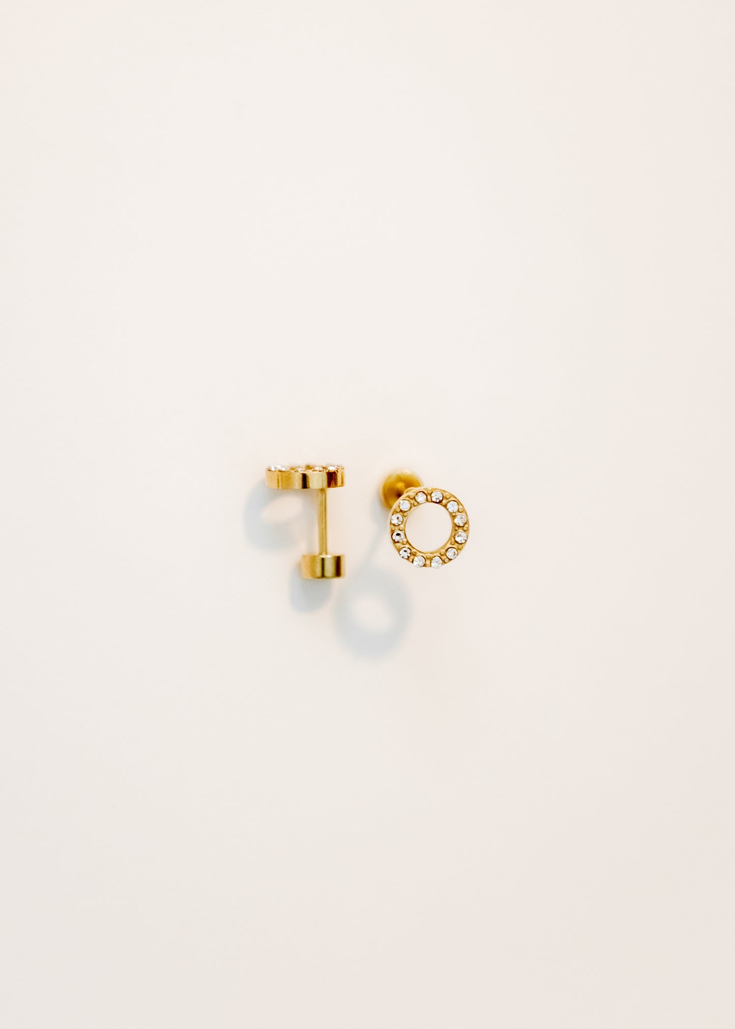 Screwback Stud Earrings - Lainey Gold