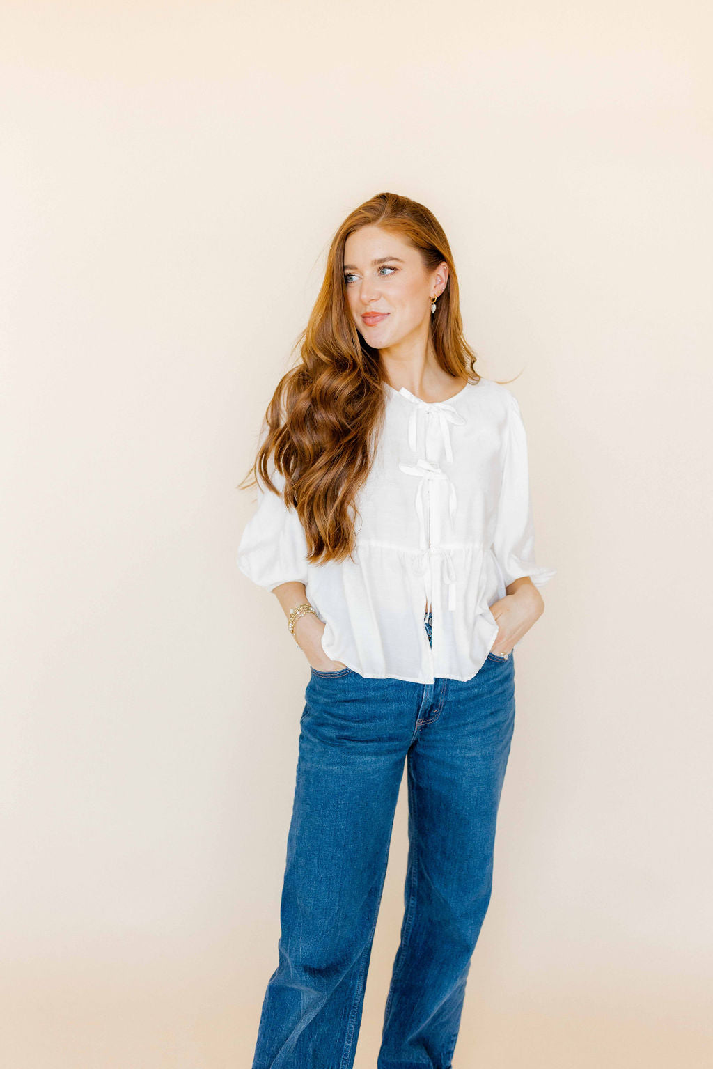 Huggie Charm Earrings - Willa Heart Gold