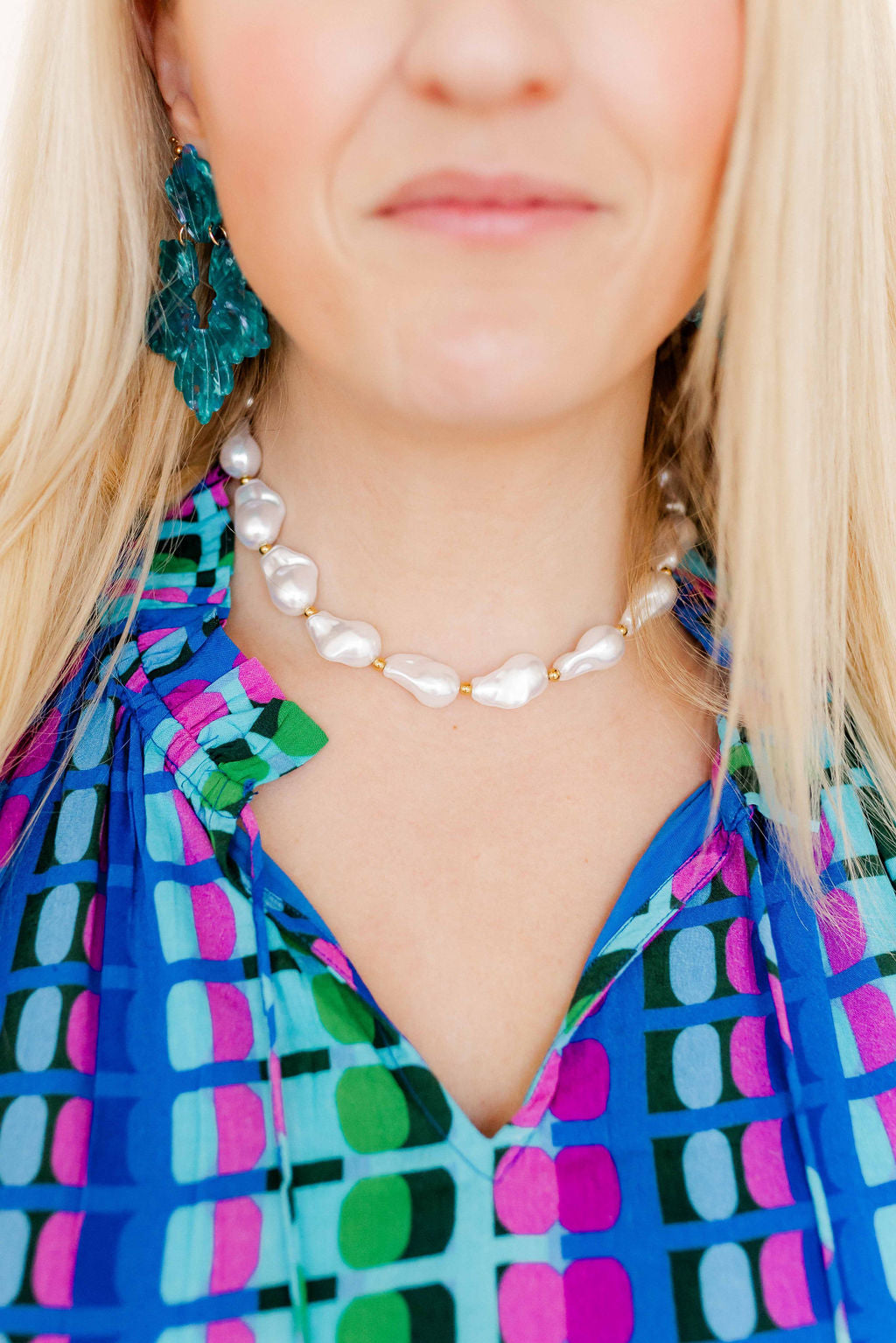 Necklace - Lana Pearl Gold