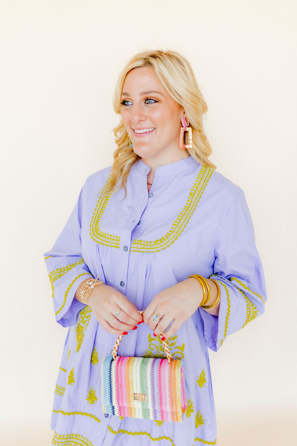 Kennedy Statement Earrings - Fiesta