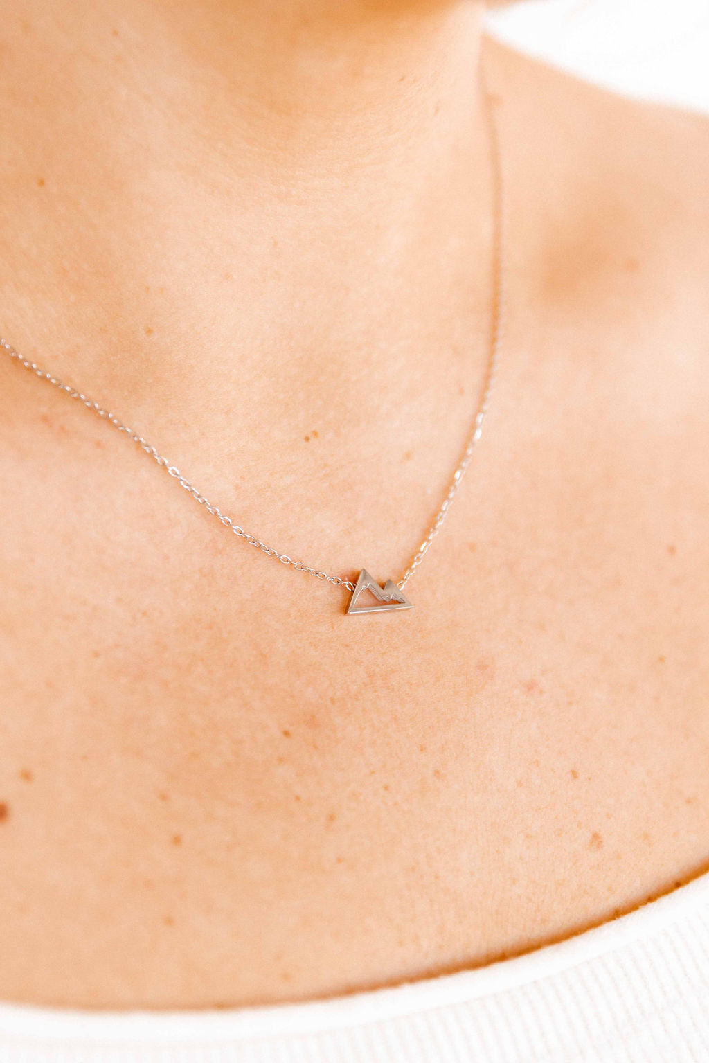 Necklace - Mountain - Silver
