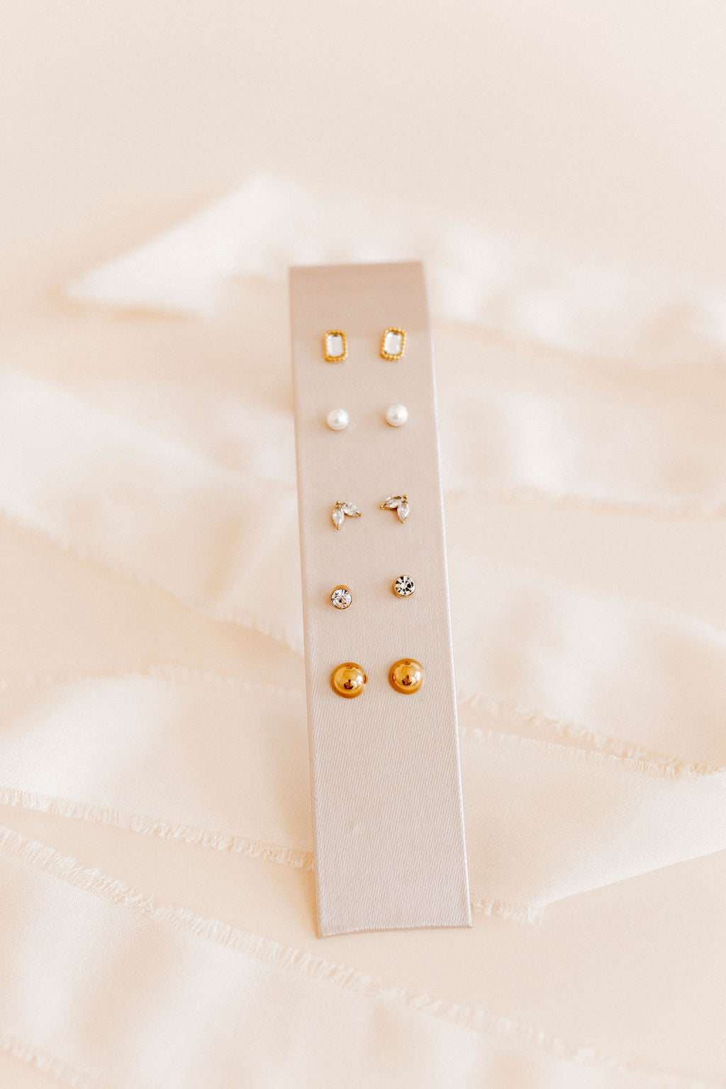 Screwback Stud Earrings - Payton Pearl White 5mm