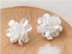 Mason Pearl Flower Statement Earrings