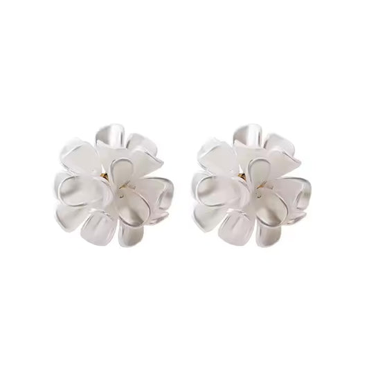 Mason Pearl Flower Statement Earrings