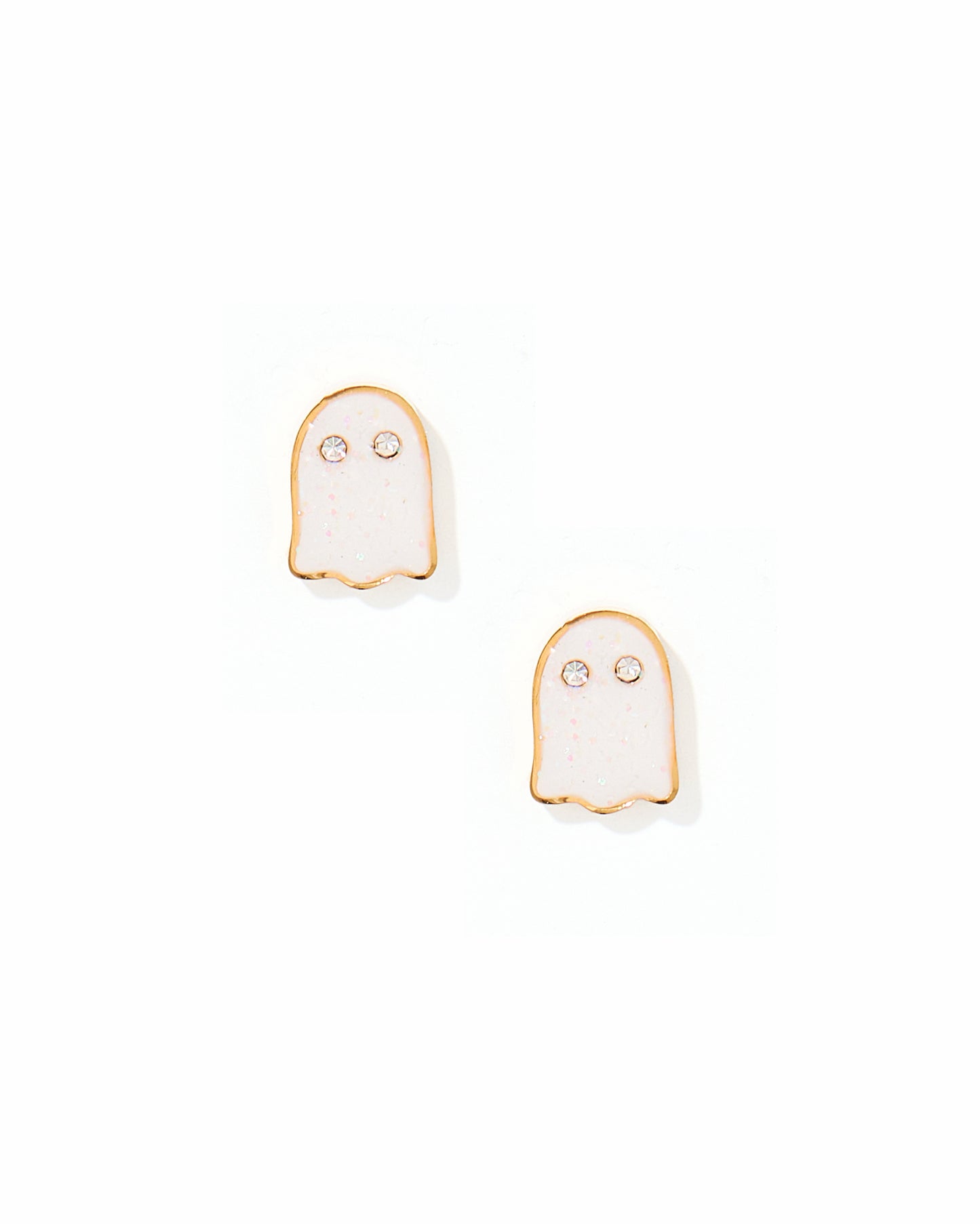 Screwback Stud Earrings - Ghost